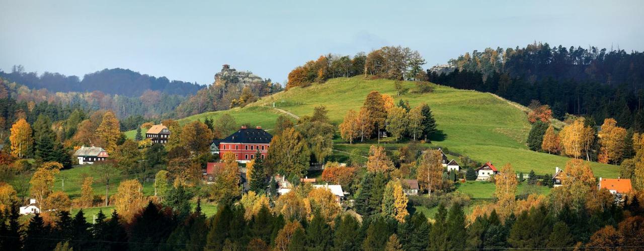 Wellness Hotel Zámeček Jetřichovice Kültér fotó